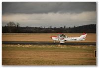 Nice landing - Sky still black in the Liverpool Direction