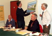 At the 2006 AGM, John Livens explains that the Mike Papa trophy has been permanently awarded to Terry Stelfox