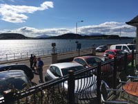 Night stop 2, view from Oban Bay Hotel