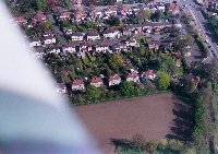 Are the children waving from the garden? Flag Lane North, Chester.