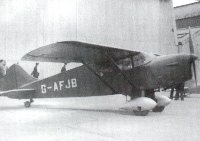In Southport Aero Club ownership, seen here at Hawarden, 1956. The Wicko was sold in 1958 and went to Yorkshire. 