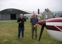 David Brant and John Gill - still drinking tea! 