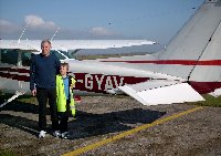 John and Andrew Gill at Caernarfon February 2004