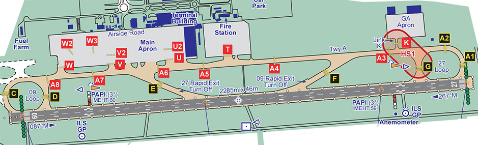 Liverpool Airport layout
